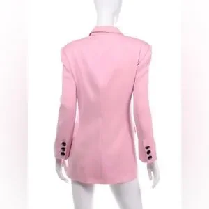 ESCADA ピンク ダブルブレストジャケット 36 Pink vintage escada blazer - Gem